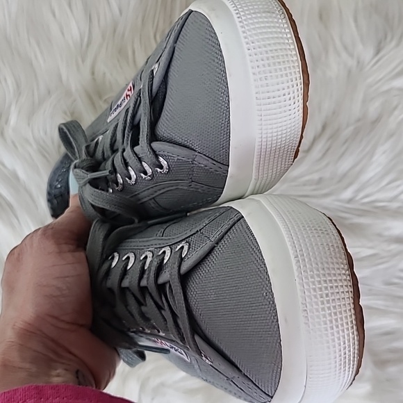 Superga Women's Sneakers Size 8.5 Gray Brand New Shoes Travel Casual Cute Comfy - Picture 4 of 7